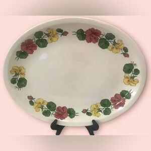 Vintage Shenandoah Ware Nasturtium Platter